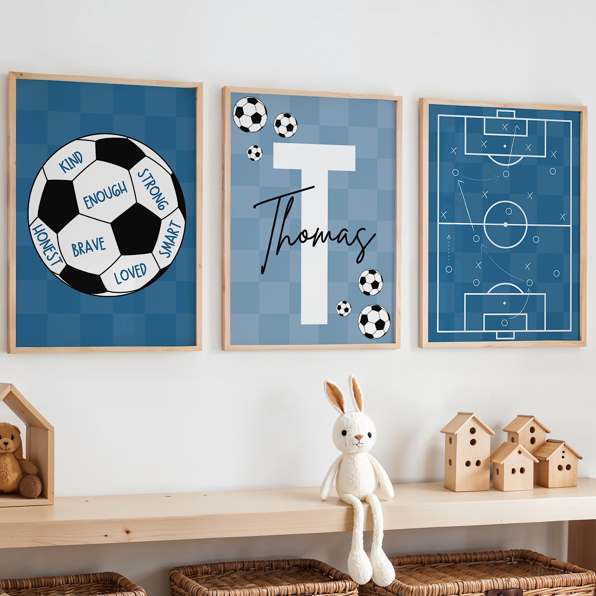 Photography Kit - Ensemble d'art mural de football personnalisé,