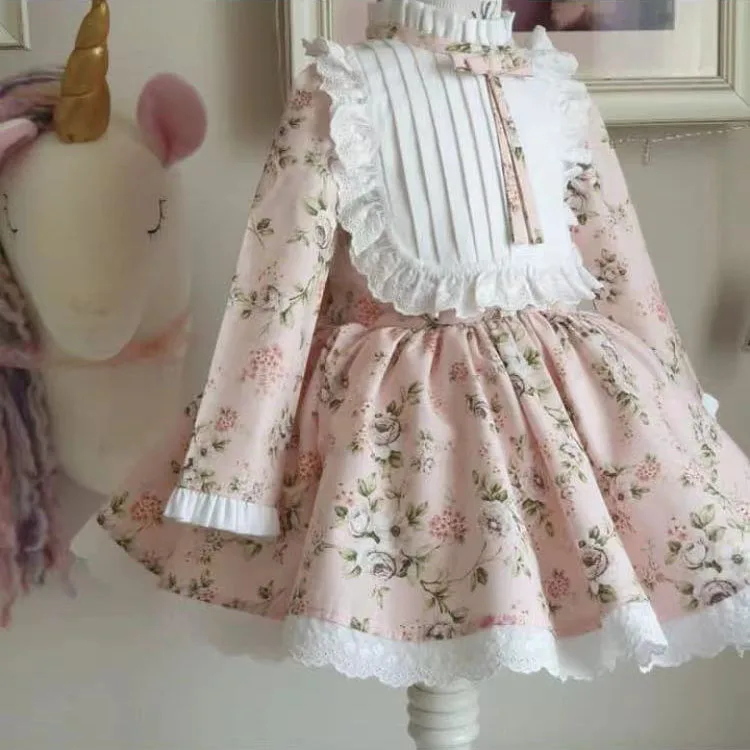 Photography Vintage Style - Robe d'automne pour bébé fille de