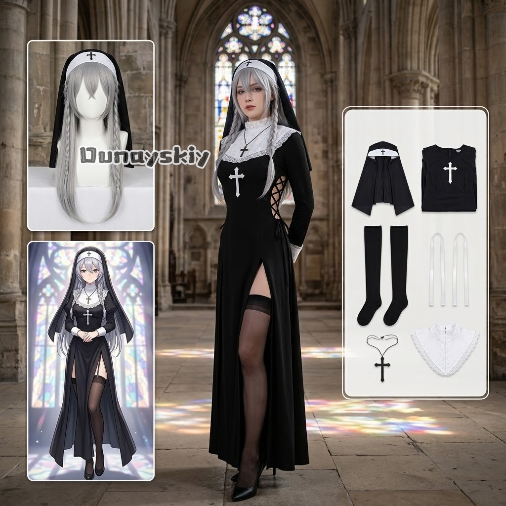 Photography Unit - KS*06 Original Ensemble d'uniforme de nonne