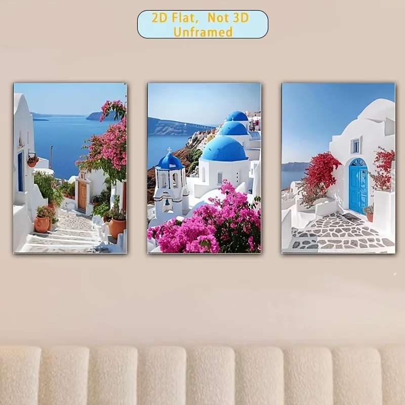 Photography Kit - Lot de 3 tableaux plats 2D,