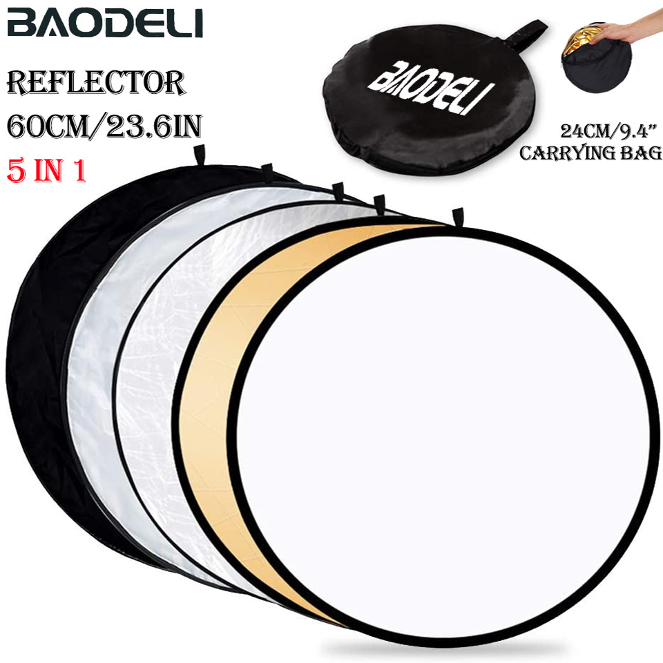 Reflector 5 In 1 - Diffuseur de lumière portable pliable, réflecteur