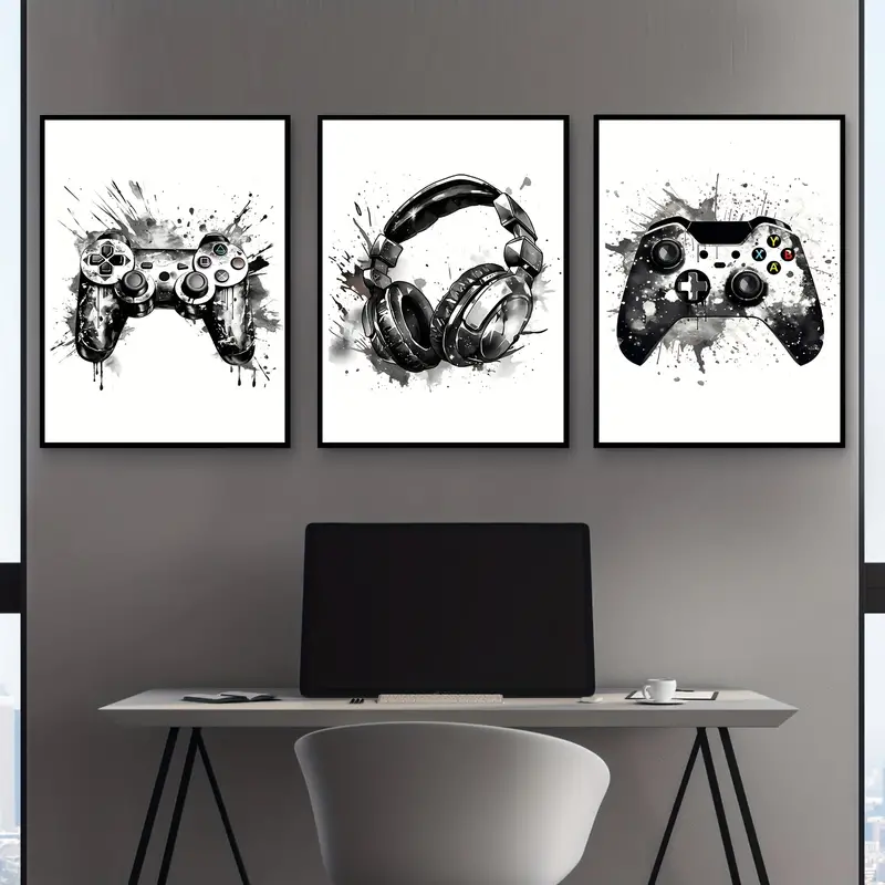 Photography Kit - Lot de 3 tableaux sur toile