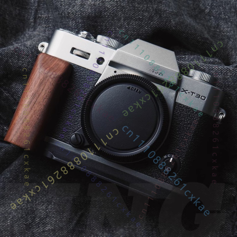 Fujifilm Camera X-T30 Ii - Poignée en bois, support en L