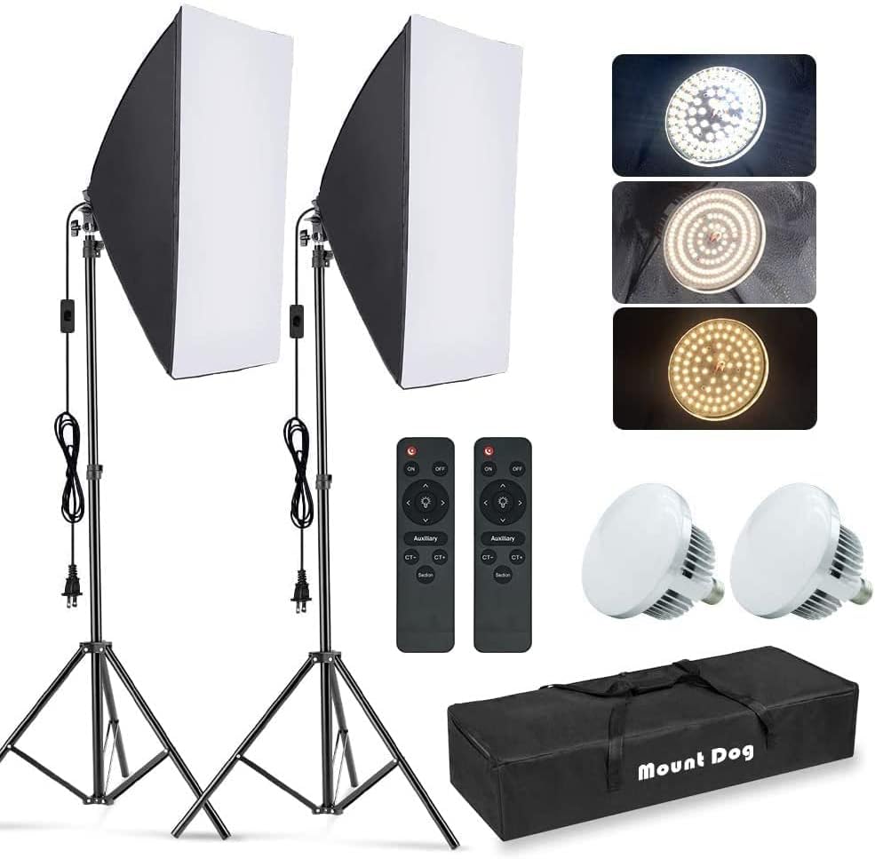 Photography Bulb - Kit d'éclairage pour photographie avec boîte