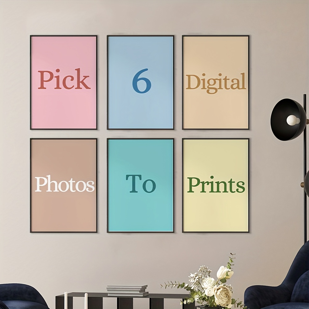 Photography Kit - Lot de 6 impressions sur toile