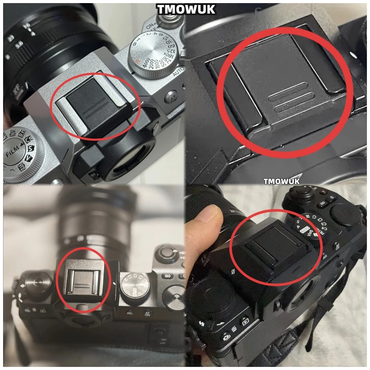 Fujifilm Camera X-T30 Ii - Cache-griffe porte-flash pour appareils photo Fujifilm