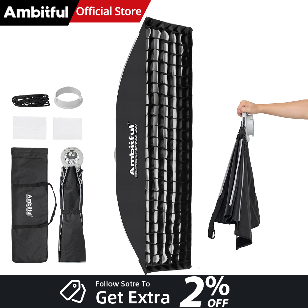 Photography Kit Pro - AMBITFUL Q7-II 30*120cm Boîte à lumière
