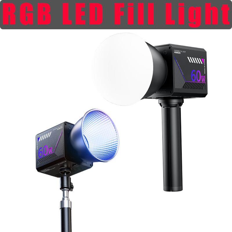 Photography Kit Pro - Lumière vidéo RGB 60W, lumière de