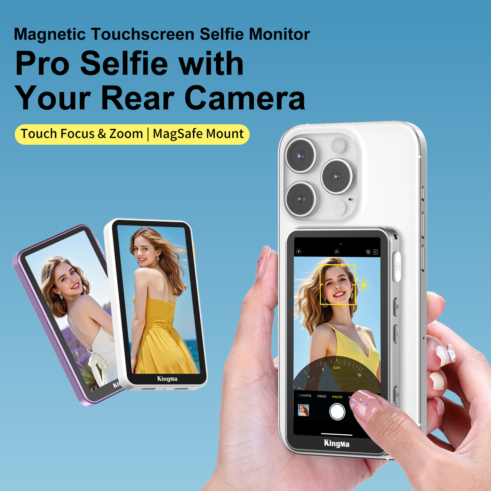 Photography Unit - PH02 ULTRA téléphone Vlog Selfie moniteur