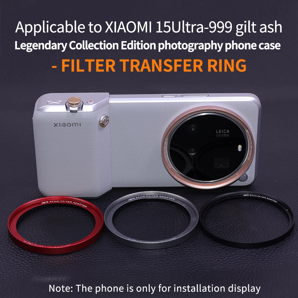Photography Kit Xiaomi 15 Ultra - Adaptateur d'objectif Kit de photographie pour