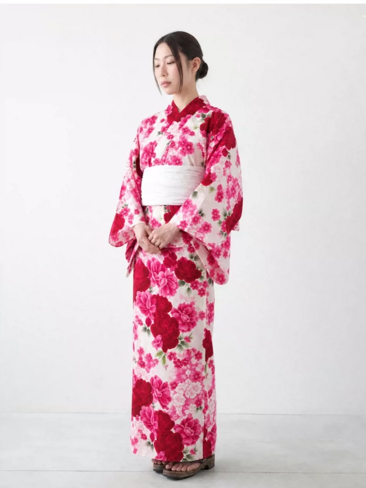 Photography Vintage Style - Robe vintage kimono japonais en deux