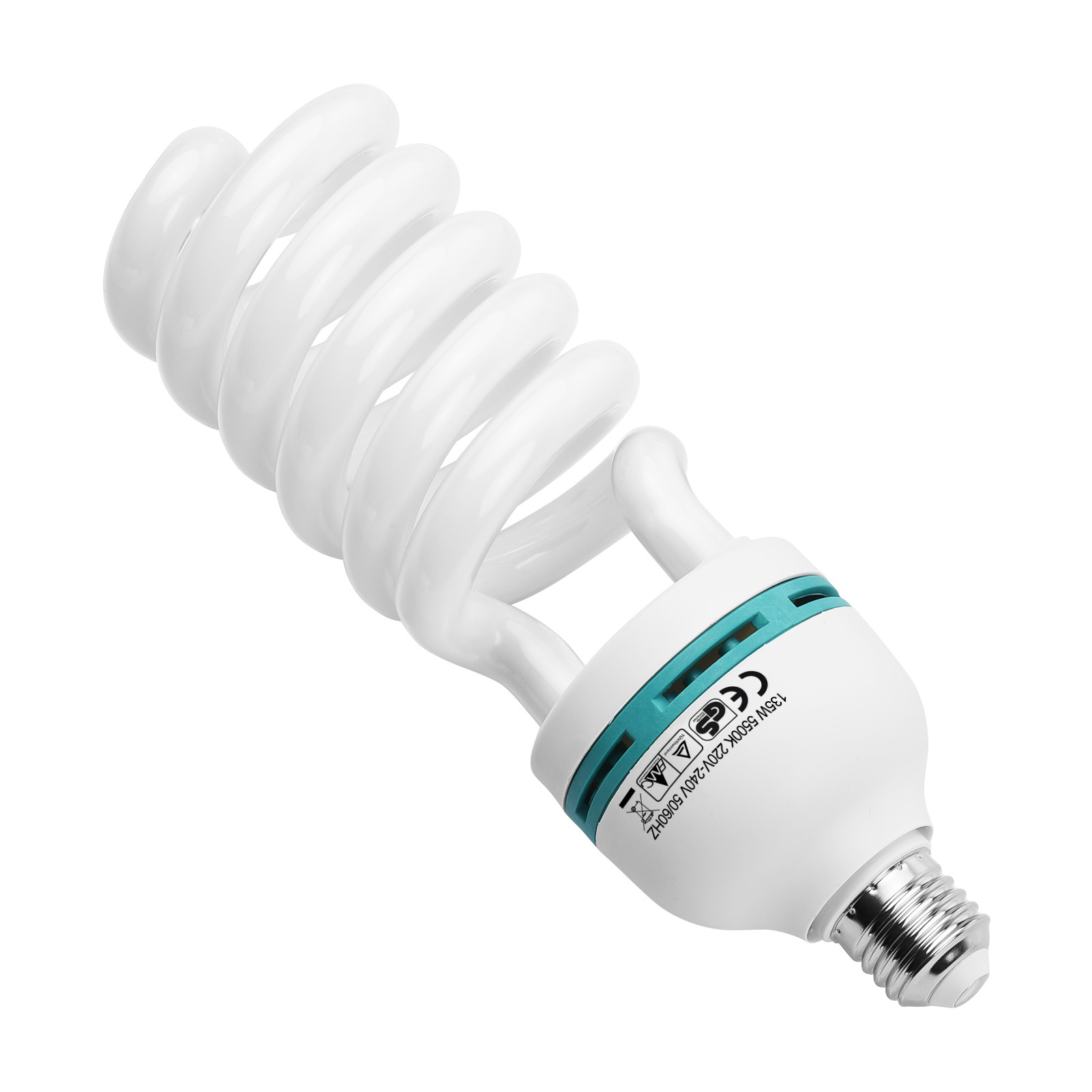 Photography Bulb - Andoer-Ampoule Fluorescente Spirale, 135W, 5500K, Prise