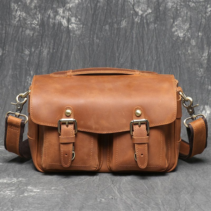 Photography Vintage Style - Sac photo vintage en cuir de