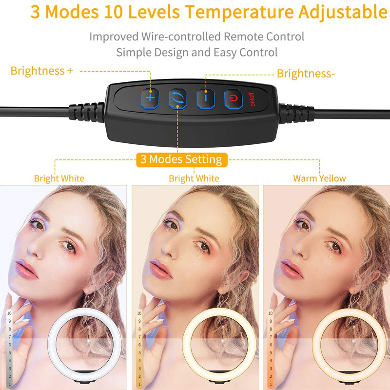 Anneau lumineux LED pour selfi - Photography Kit Pro avis et prix