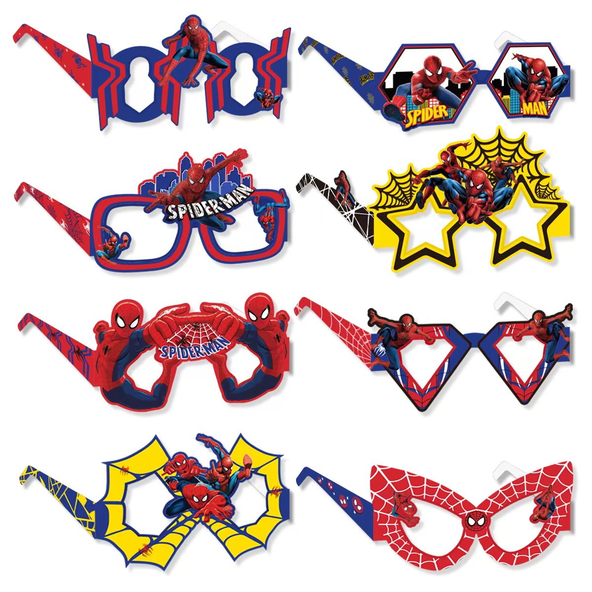 8 paires de lunettes Spider-Ma - Photography Paper avis et prix