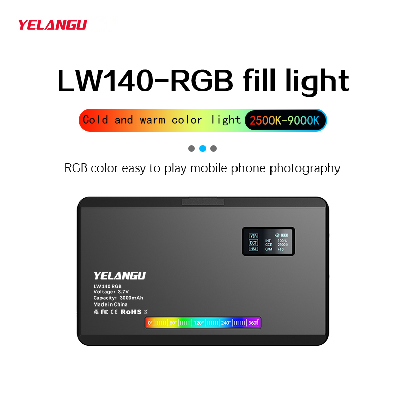YELANGU RGB LED lumière vidéo  - Photography Bulb avis et prix