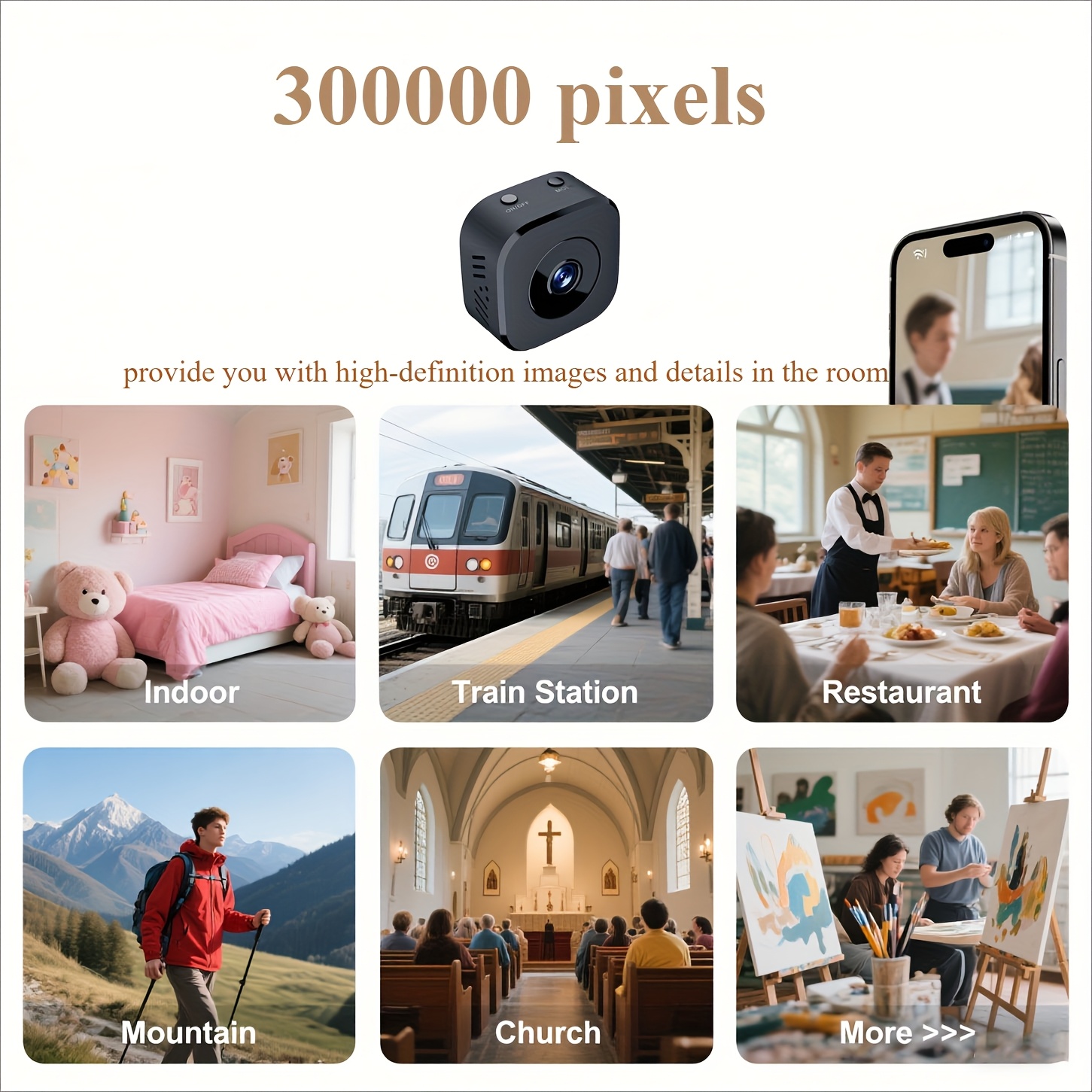 1080P HD Mini caméra WiFi sécu - Photography Unit avis et prix
